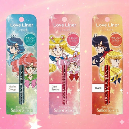 Love Liner ラブ・ライナー リキッドアイライナー R5 セーラームーン限定デザイン 3本セット｜モカグレージュ ダークブラウン ブラック｜ 美少女戦士セーラームーン 日本限定