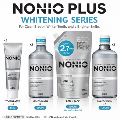 【医薬部外品】NONIO プラス 知覚過敏ケア 歯磨き粉 130g 口臭予防 知覚過敏 フッ素1450ppm ノニオ Natural Herb Mint
