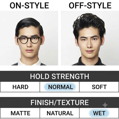 uno ウェットエフェクター 80g 濡れツヤ ヘアワックス メンズ スタイリング剤 タイトにまとまる 湿気コントロール ウーノ