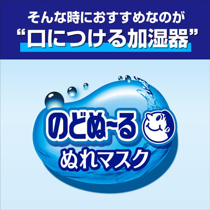 【就寝中のどケア】のどぬ~るぬれマスク 就寝用 無香料 プリーツタイプ 3セット  睡眠用 保湿マスク 約10時間加湿 乾燥対策 就寝時 喉ケア スチーム加湿 立体不織布 日本製
