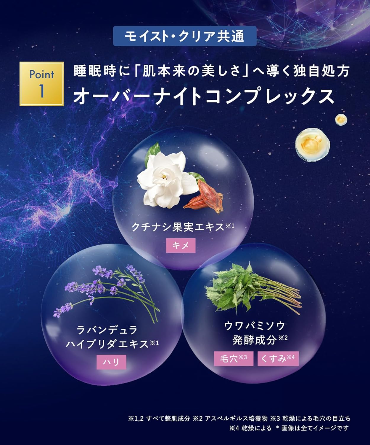 YOLU ヨル スキン オーバーナイト ハイドラシートマスク クリア 7枚入り｜夜用美容マスク 集中保湿 透明感 毛穴ケア キメ肌 フェイスマスク ナイトパック