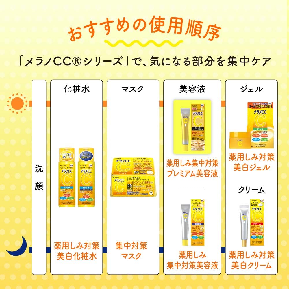【医薬部外品】メラノCC 薬用しみ集中対策美容液 20ml｜ビタミンC配合 毛穴ケア・肌荒れ防止 日本製 美白スキンケア