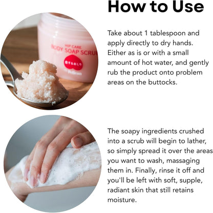 Koisuru Oshiri Soap Scrub, Sweet Peach Scent, 180g