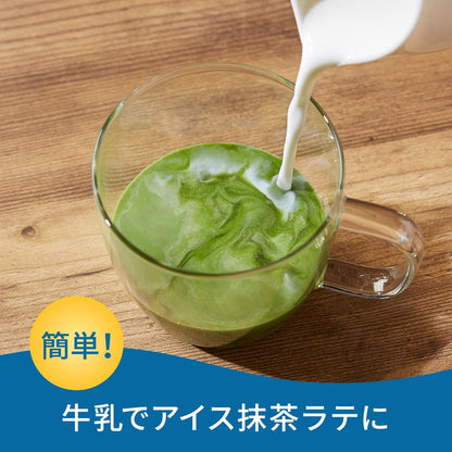 Tsujiri Smooth-Dissolving Matcha 30g | Easy to Mix, Lump-Free, Just Add Water, Cold Water, or Milk, Domestic Uji Matcha for Cooking, Sweets, and Recipes, Unsweetened