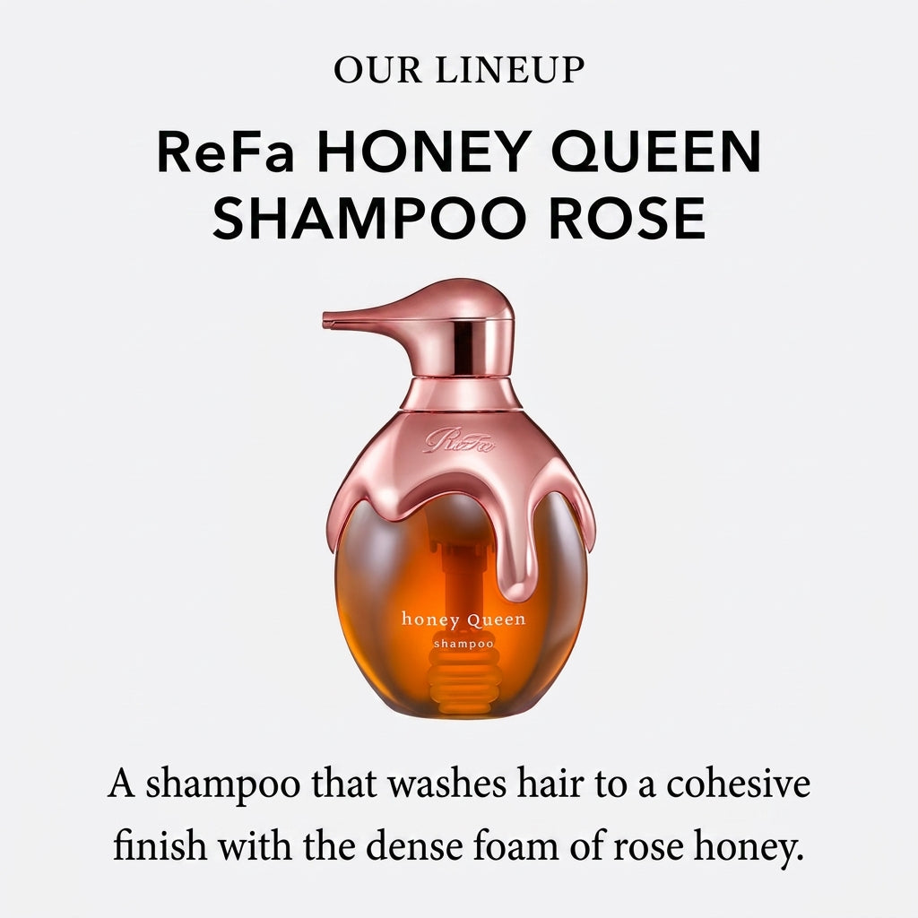 ReFa Honey Queen Leave-In Treatment Rose 130mL | Leave-in Treatment Frizz Control Hair Serum Salon Quality