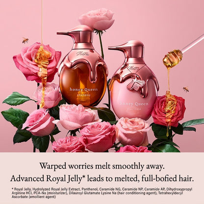 ReFa Honey Queen Leave-In Treatment Rose 130mL | Leave-in Treatment Frizz Control Hair Serum Salon Quality