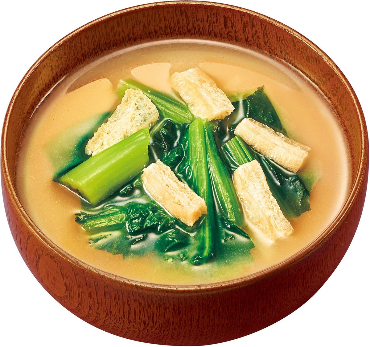 いつものおみそ汁 小松菜 1食 | フリーズドライ 味噌汁 シャキシャキ小松菜とふんわり油揚げ 即席みそ汁 日本の味