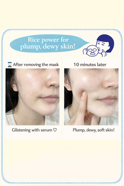 Keana Nadeshiko Rice Mask (10 sheets)