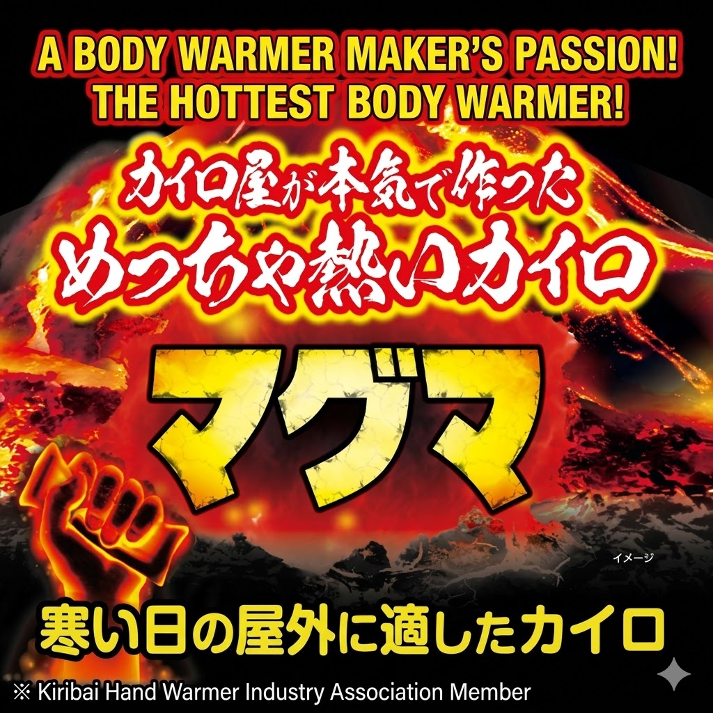 桐灰カイロ マグマ 貼らない 30個入｜高温タイプ 使い捨てカイロ 長時間発熱 大容量 防寒 冷え対策 日本製