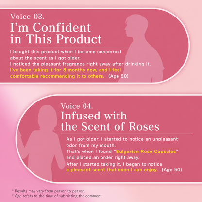 DHC Fragrant Bulgarian Rose Capsules 20-Day Supply | Body Odor & Bad Breath Care | Contains Rose Oil | Etiquette & Beauty Supplement | Drinkable Fragrance Made in Japan