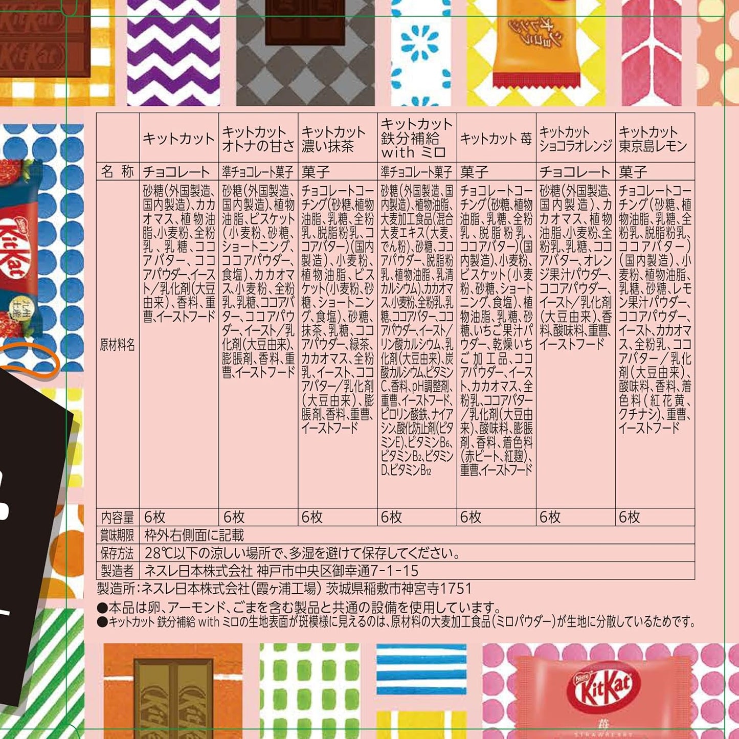 キットカット ミニ バラエティ パーティーボックス 70枚 日本限定 アソート チョコレート Nestle KitKat