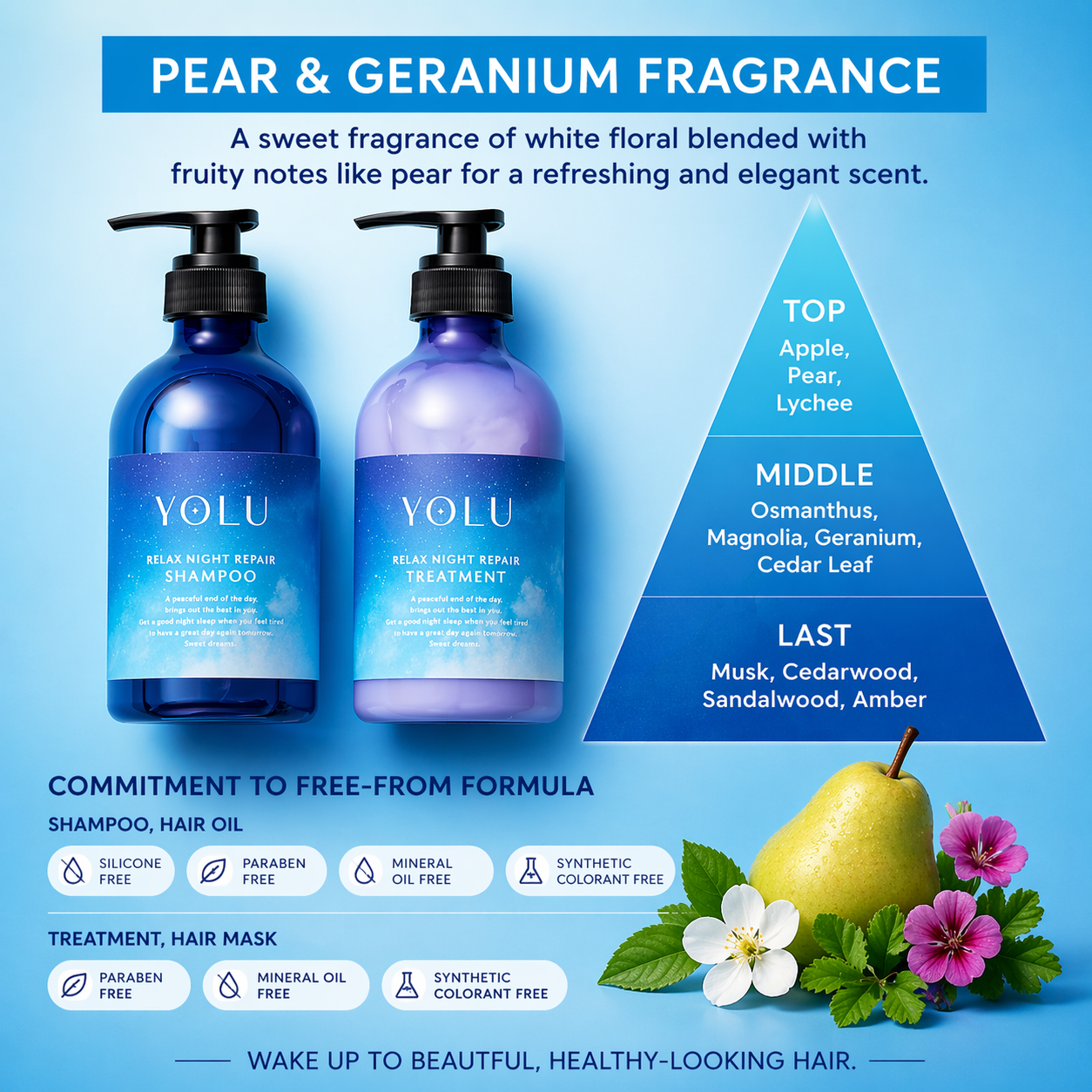 YOLU ヨル トリートメント リラックスナイトリペア 440g ナイトケア ヘアトリートメント 保湿 ダメージ補修 うねり まとまり ツヤ髪 日本製