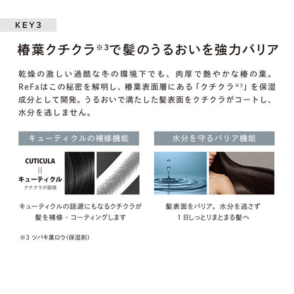 リファビューテック シャンプー＆トリートメント＆マスク ロイヤルフルセット｜最上級3点セット 髪質改善 レア髪 集中補修 日本製 ReFa BEAUTECH