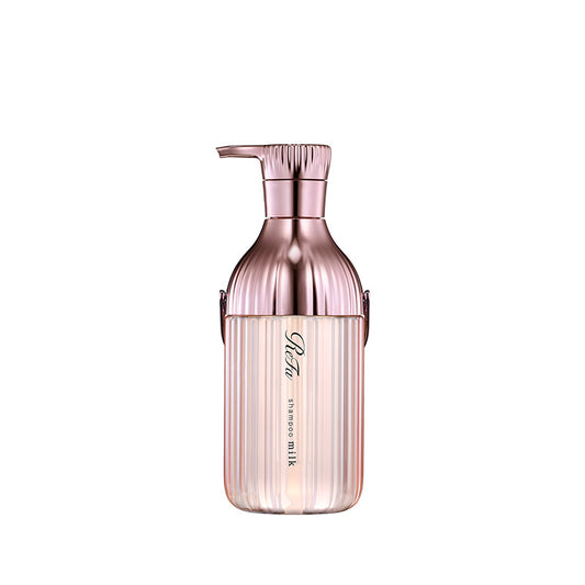 リファ ミルクプロテイン シャンプー ピンク 500mL｜うねりケア なめらか ツヤ髪 保湿 ダメージケア 日本製 ReFa