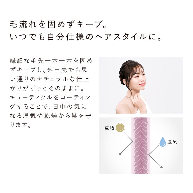ReFa リファ アイラ ポイント キープ（ローズゴールド / エムピンク / エムミントグリーン / エムパープル）8mL | カラー選べる4色 まとめ髪 ポイントスタイリング マスカラ アホ毛直し 前髪キープ 湿気ガード セラミド ケラチン配合 フローラルブーケの香り プレゼント ギフト MTG 日本のヘアケア