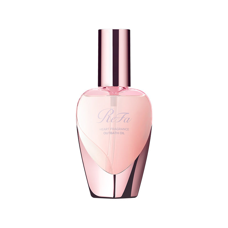 ReFa リファ ハートフレグランス アウトバスオイル 100mL ローズゴールド | 単品 洗い流さないトリートメント ヘアオイル ヒートケア 保湿 ツヤ髪 プレゼント ギフト MTG 日本のヘアケア
