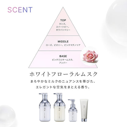 リファ ミルクプロテイン シャンプー 500mL｜うねりケア さらさら なめらか 保湿 ダメージケア 日本製 ReFa