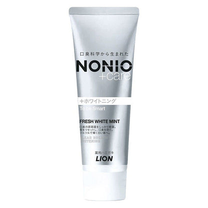 【医薬部外品】NONIO ノニオ プラス ホワイトニング 歯磨き粉 130g 高濃度フッ素1450ppm 口臭ケア 美白 歯 ホワイトニング 歯みがき LION