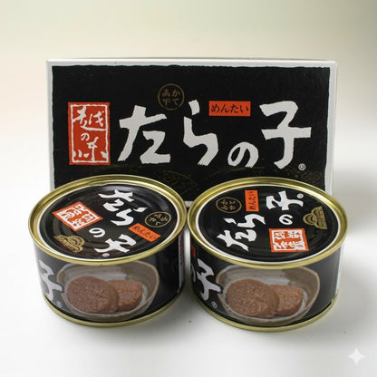 たらの子うま煮 缶詰 2缶セット（大）｜福井県名産 甘辛煮 お取り寄せグルメ 高級珍味 ギフト・お土産に最適