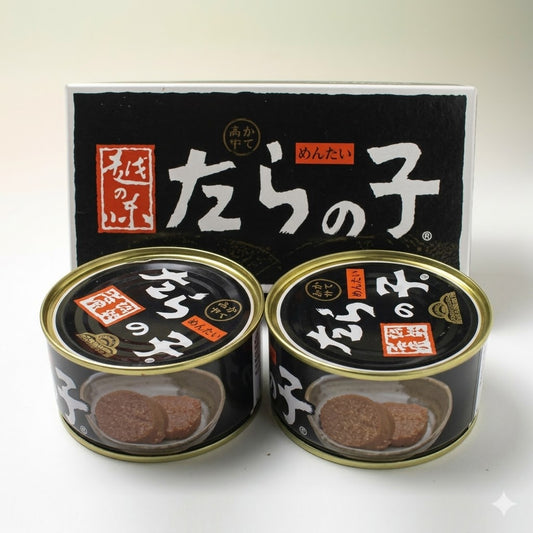 たらの子うま煮 缶詰 2缶セット（大）｜福井県名産 甘辛煮 お取り寄せグルメ 高級珍味 ギフト・お土産に最適