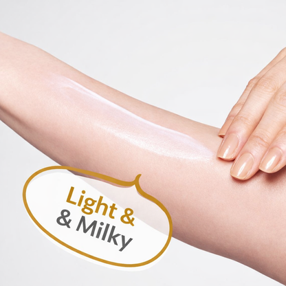 ALLIE アリィー クロノビューティ ミルクUV EX SPF50+ PA++++ 60ml｜顔・からだ用 日焼け止めミルク ウォータープルーフ 無香料 UV耐水性 ツヤ肌 保湿 UVミルク