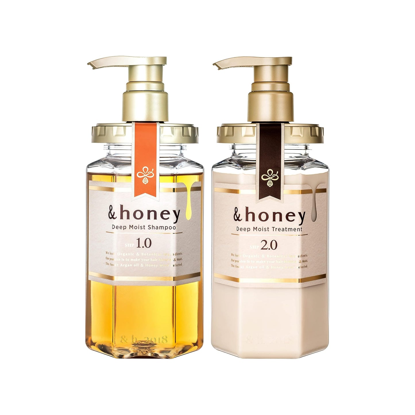 &honey (アンドハニー) ディープ モイスト シャンプー トリートメント ペアセット 440ml 445g