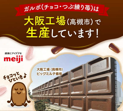 明治 ガルボ チョコ パウチ 59g チョコレート お菓子 日本 スナック 溶けにくい 手が汚れない