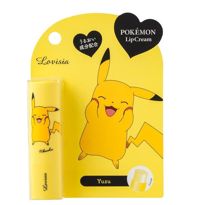Lovisia ポケモン ハンドクリーム＆リップセット ピカチュウ｜シャボンの香りハンドクリーム 柚子の香りリップ  保湿 ギフトセット 日本限定