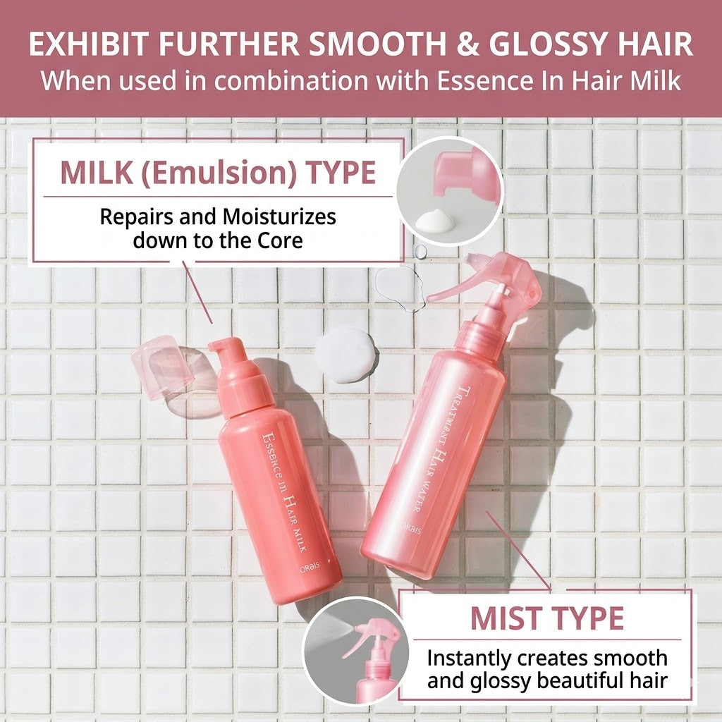 ORBIS オルビス トリートメントヘアウォーター 180mL｜洗い流さないヘアトリートメント ヘアミスト 寝ぐせ直し ダメージケア 保湿 日本製
