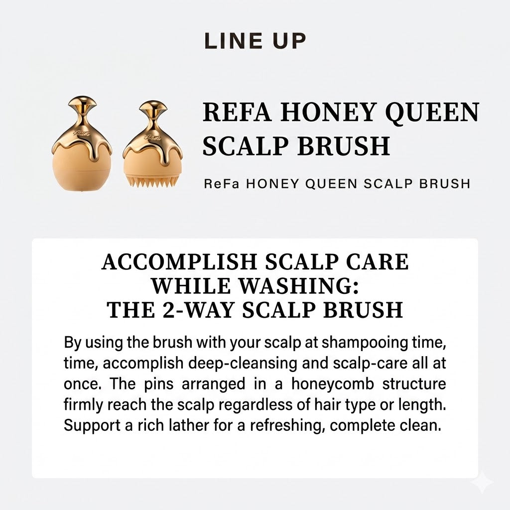 リファ ハニークイーン シャンプー 500mL｜保湿 ダメージケア はちみつ美容 ツヤ髪 しっとり 日本製 ReFa Honey Queen