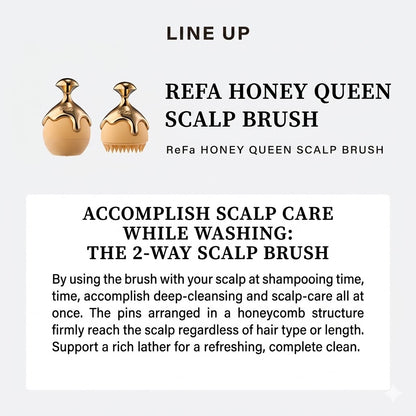 リファ ハニークイーン シャンプー 500mL｜保湿 ダメージケア はちみつ美容 ツヤ髪 しっとり 日本製 ReFa Honey Queen