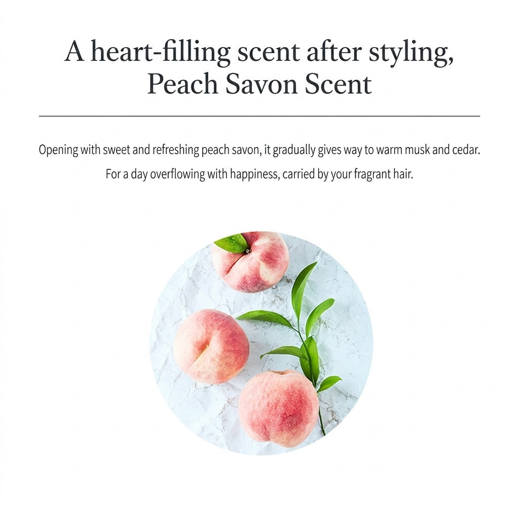 ReFa Heart Mist Airy (Rose Gold / M Pink / M Mint Green / M Purple) 150mL | Choice of 4 Colors, Stylish Finishing Hair Mist, Light & Airy, Keeps Hair Silky Smooth, Damage Repair, Peach Savon Scent, Present, Gift, MTG, Japanese Hair Care