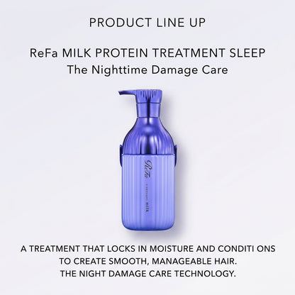 ReFa Milk Protein Hair Mist Sleep 100mL | Leave-in treatment to prevent bed head and dryness while you sleep | Night care | Salon quality