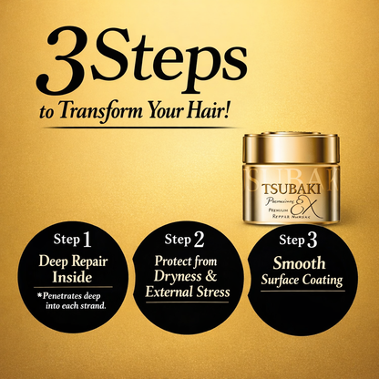 TSUBAKI Premium Repair Mask Hair Pack 180g | Damage Repair Hair Treatment Intensive Care TSUBAKI Hair Care