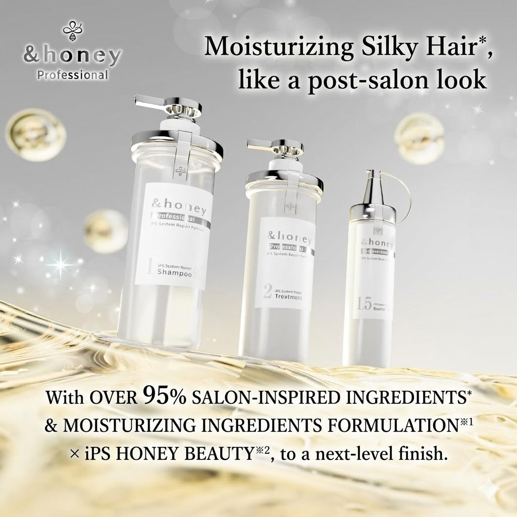 &honey アンドハニー プロフェッショナル システムリペア ヘアオイル 3.0 105ml（熱を味方にする酸熱設計・ハチミツ美容）