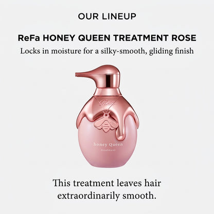 ReFa Honey Queen Leave-In Treatment Rose 130mL | Leave-in Treatment Frizz Control Hair Serum Salon Quality