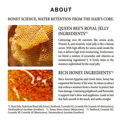 リファ ハニークイーン シャンプー 500mL｜保湿 ダメージケア はちみつ美容 ツヤ髪 しっとり 日本製 ReFa Honey Queen