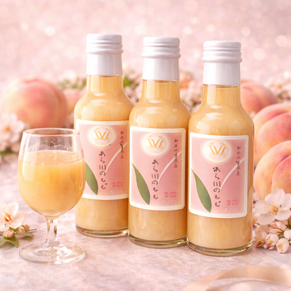 和歌山県 桃山町のあら川のももを使った 桃ドリンク 200ml ×3本セット