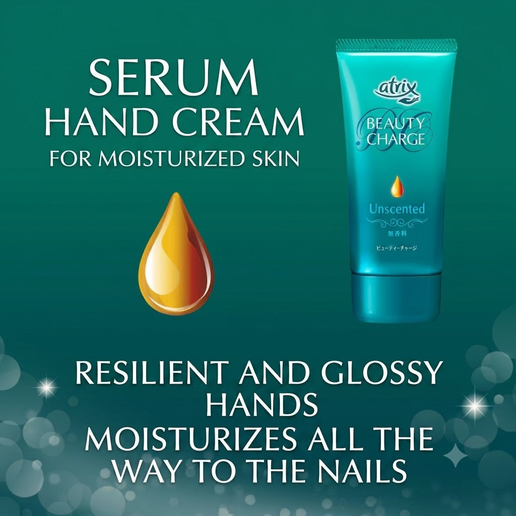 Atrix Beauty Charge Peach Tea scent 80g Kao Nivea Hand Cream High moisturizing serum Skincare Chapped hands Moisturizing cream Penetrating care