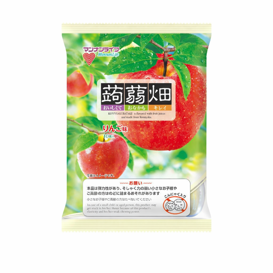 蒟蒻畑 りんご味 25g×10個 マンナンライフ こんにゃくゼリー 食物繊維 低カロリー ダイエット ヘルシー おやつ