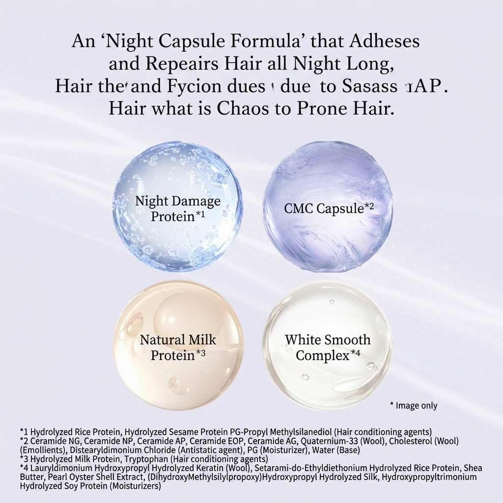 ReFa Milk Protein Hair Mist Sleep 100mL | Leave-in treatment to prevent bed head and dryness while you sleep | Night care | Salon quality