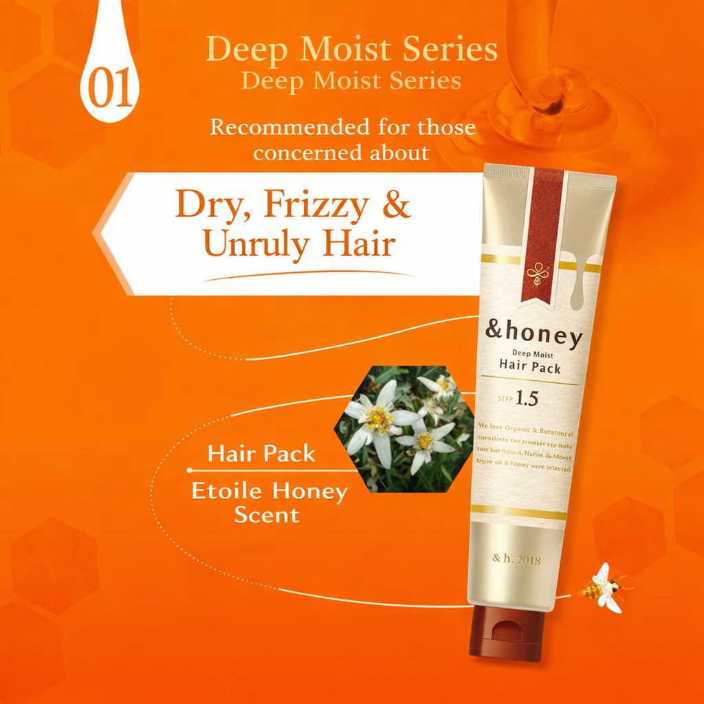 &honey (アンドハニー) メルティ モイストリペア ヘアパック 1.5 130g