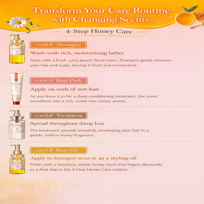 &honey (アンドハニー) メルティ モイストリッチ ヘアオイル 3.0 100ml | ヘアオイル