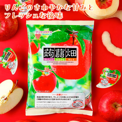 蒟蒻畑 りんご味 25g×10個 マンナンライフ こんにゃくゼリー 食物繊維 低カロリー ダイエット ヘルシー おやつ