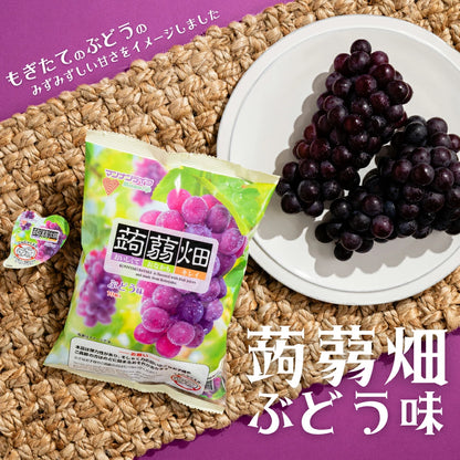 マンナンライフ 蒟蒻畑 ぶどう味 25g×10個 こんにゃくゼリー 個包装 フルーツゼリー