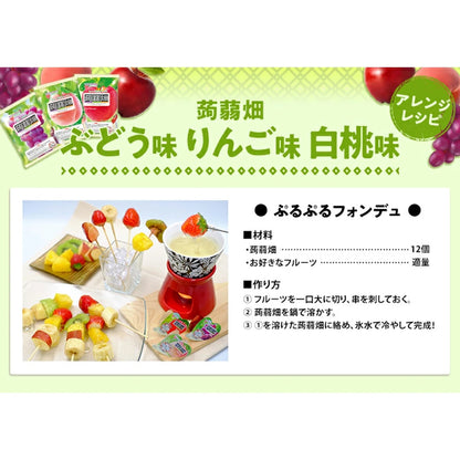 蒟蒻畑 白桃味 25g×10個 マンナンライフ こんにゃくゼリー 食物繊維 低カロリー ダイエット ヘルシー おやつ