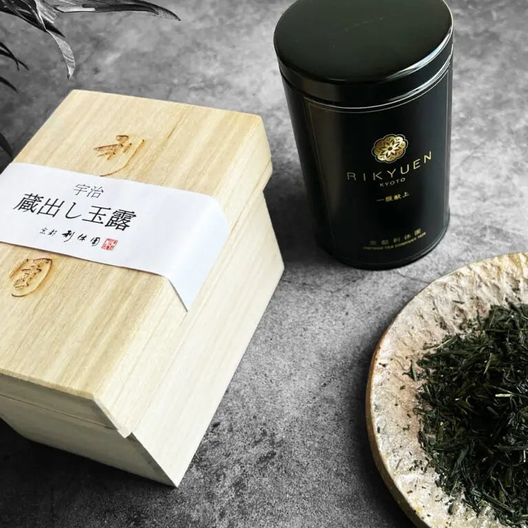 Japanese three premium tea bag set with sencha, gyokuro and green tea
