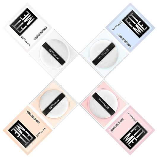 Maybelline Fit Me Loose Setting Powder 10g (4 shades total: 01/04/05/06) | Shine Control, Pore Coverage, Face Powder