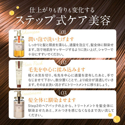 &honey (アンドハニー) メルティ モイストリペア 3点セット[ シャンプー/トリートメント/ヘアパック ]