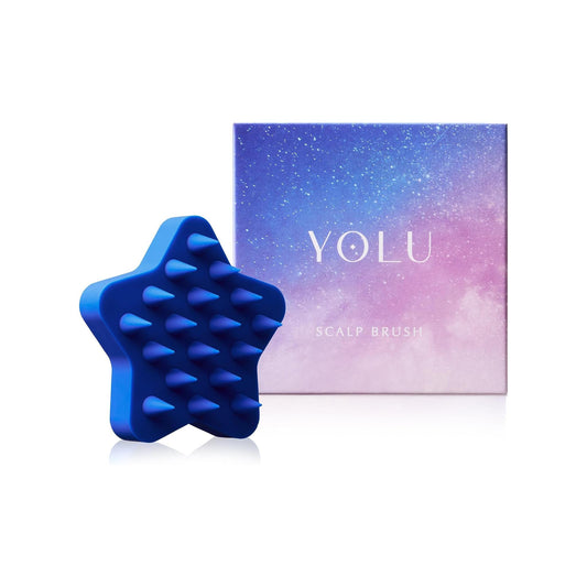 YOLU ヨル スカルプブラシ 頭皮ブラシ シャンプーブラシ 頭皮クレンジング＆マッサージ シリコンブラシ 頭皮ケア 血行促進 リラックス バスタイム用
